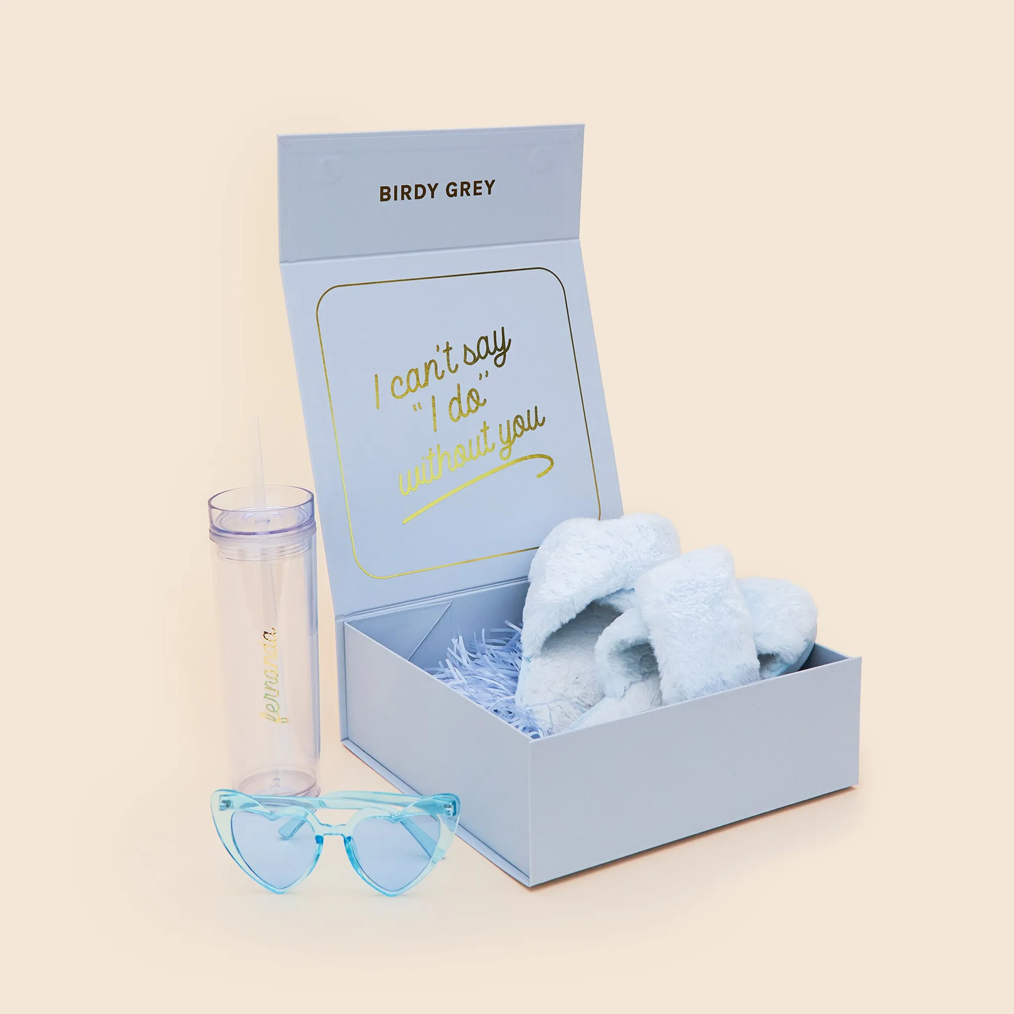 Bridesmaid Proposal Box - Dusty Blue sold by Birdy Grey product image thumbnail 3