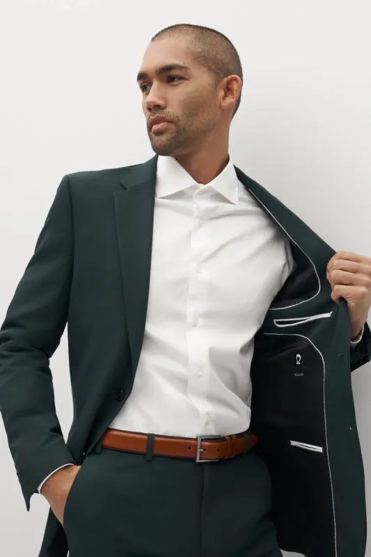 Dark Green Suit Jacket by SuitShop sold by Birdy Grey