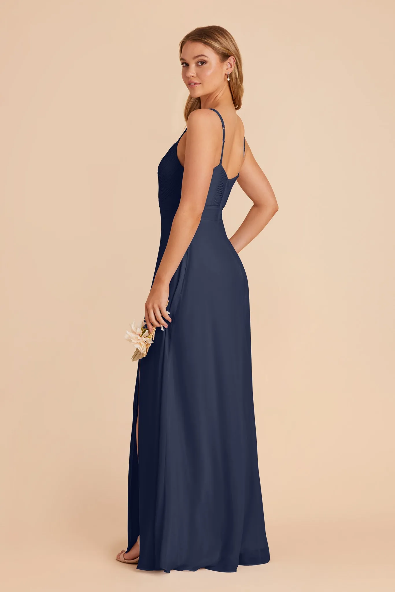 Deborah Chiffon Dress - Slate Blue sold by Birdy Grey product image thumbnail 5