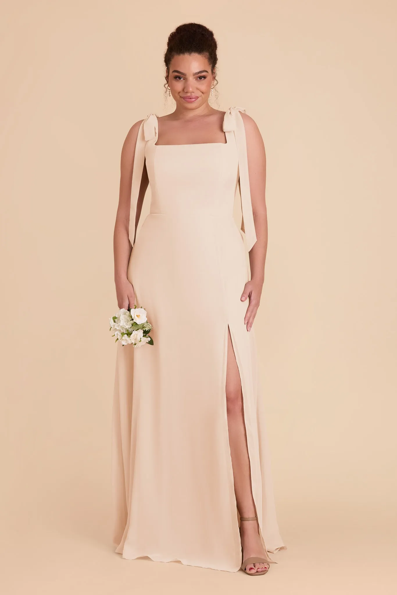 Alex Convertible Dress Chiffon - Champagne sold by Birdy Grey product image thumbnail 2