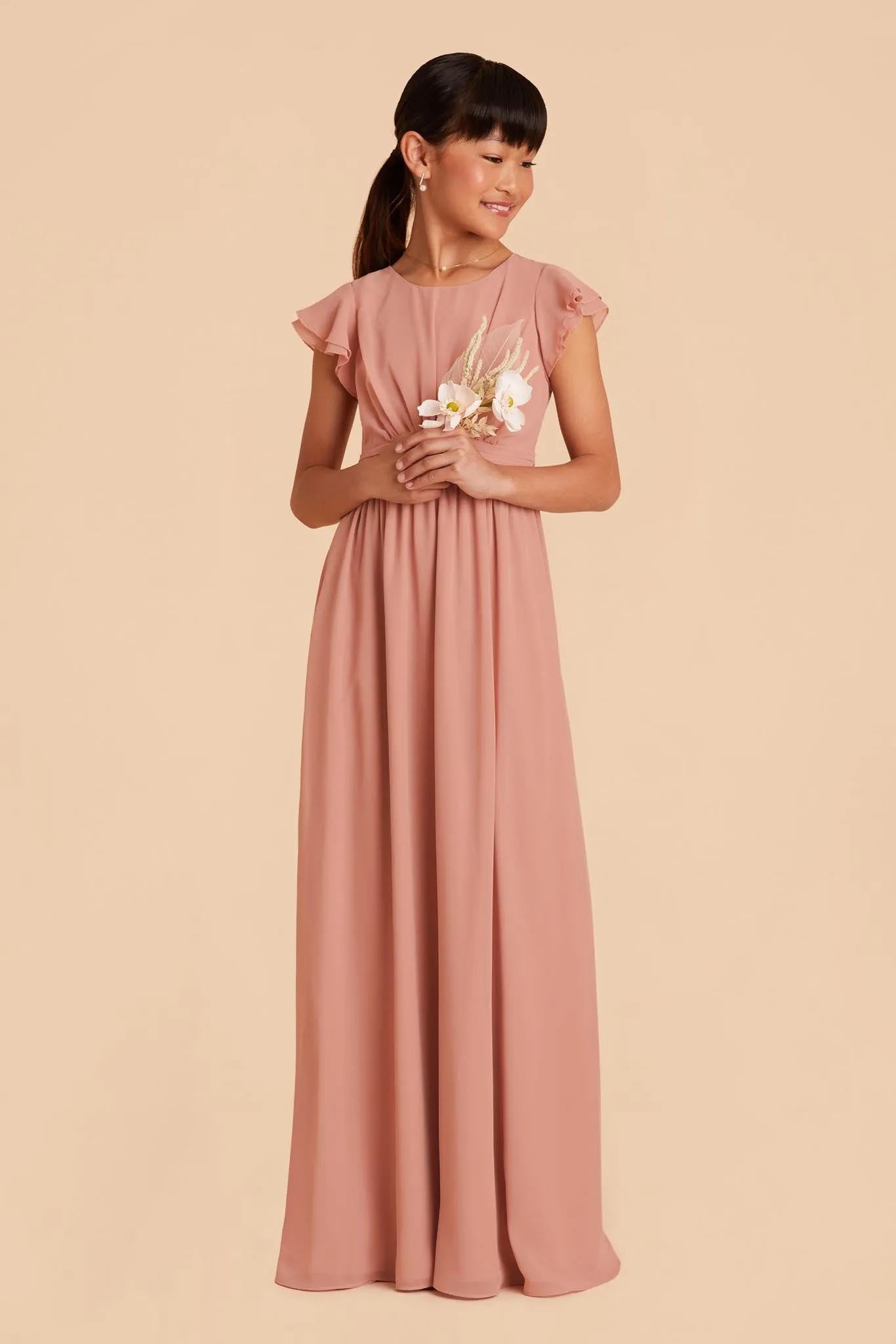 Celine Junior Dress - Dusty Rose sold by Birdy Grey product image thumbnail 3