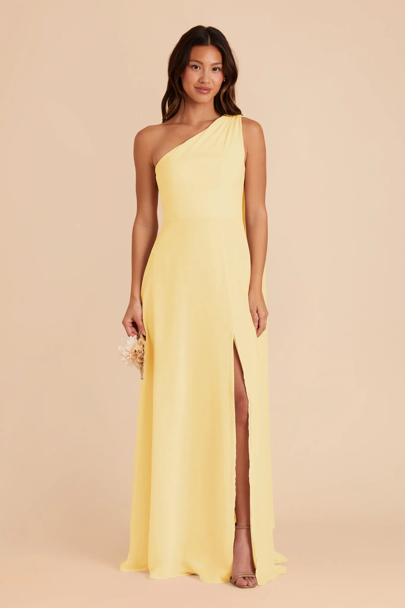 Melissa Chiffon Dress - Lemon Sorbet sold by Birdy Grey product image thumbnail 4