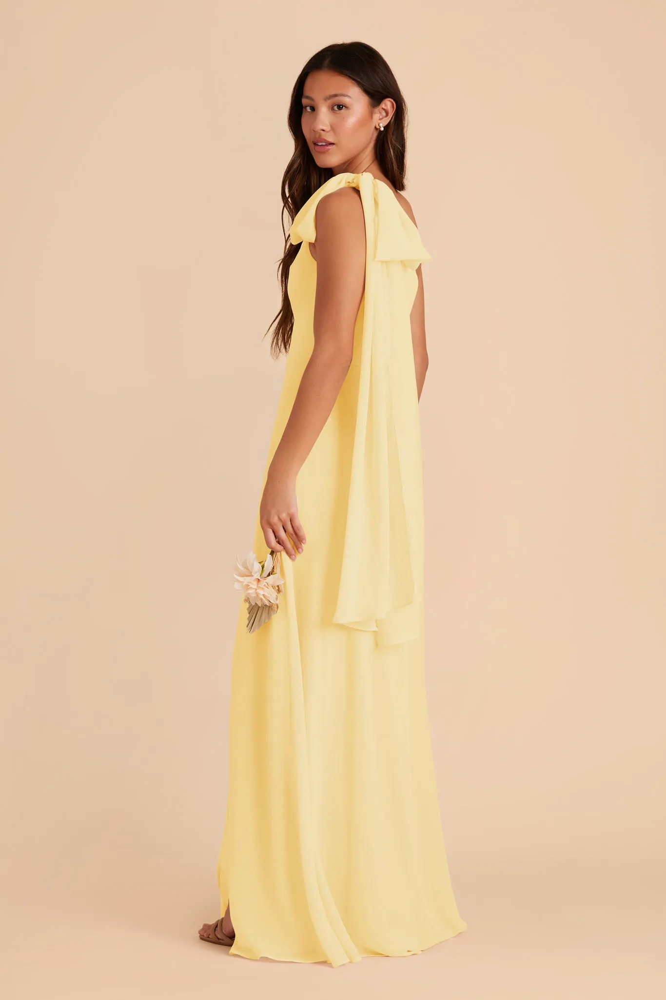 Melissa Chiffon Dress - Lemon Sorbet sold by Birdy Grey product image thumbnail 5