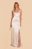 Gloria Shiny Satin Dress - Champagne sold by Birdy Grey