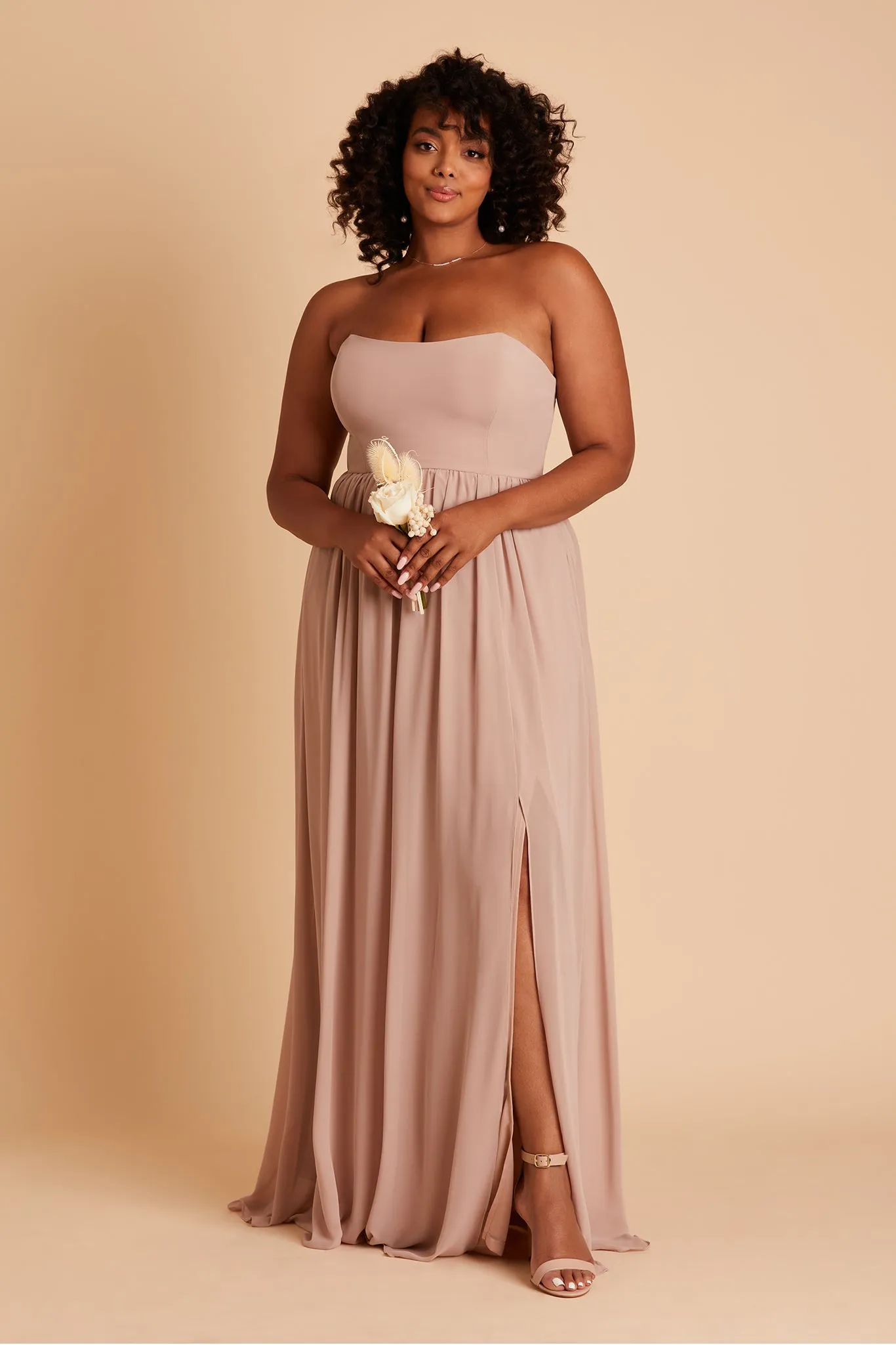 August Convertible Dress - Taupe sold by Birdy Grey product image thumbnail 2