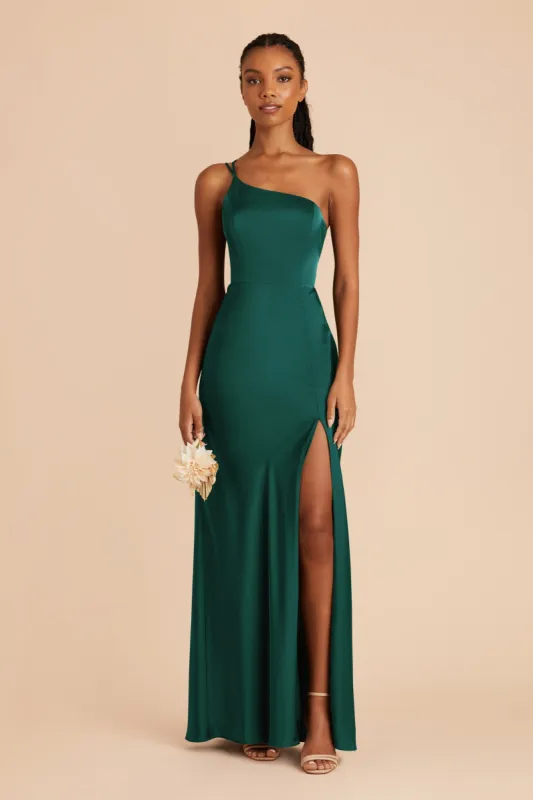Kensie Matte Satin Dress - Emerald sold by Birdy Grey