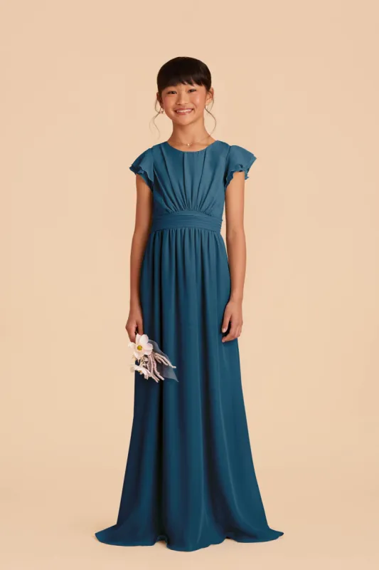 Celine Junior Dress - Ocean Blue sold by Birdy Grey