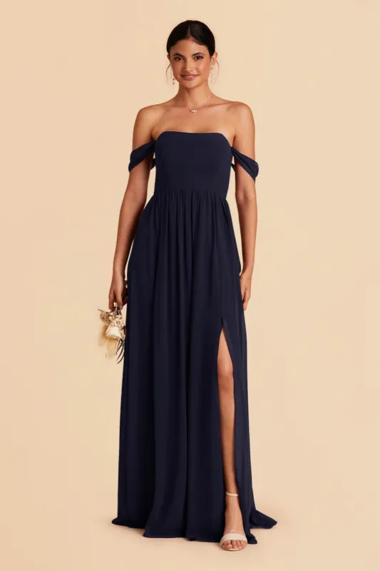 August Convertible Dress - Navy sold by Birdy Grey