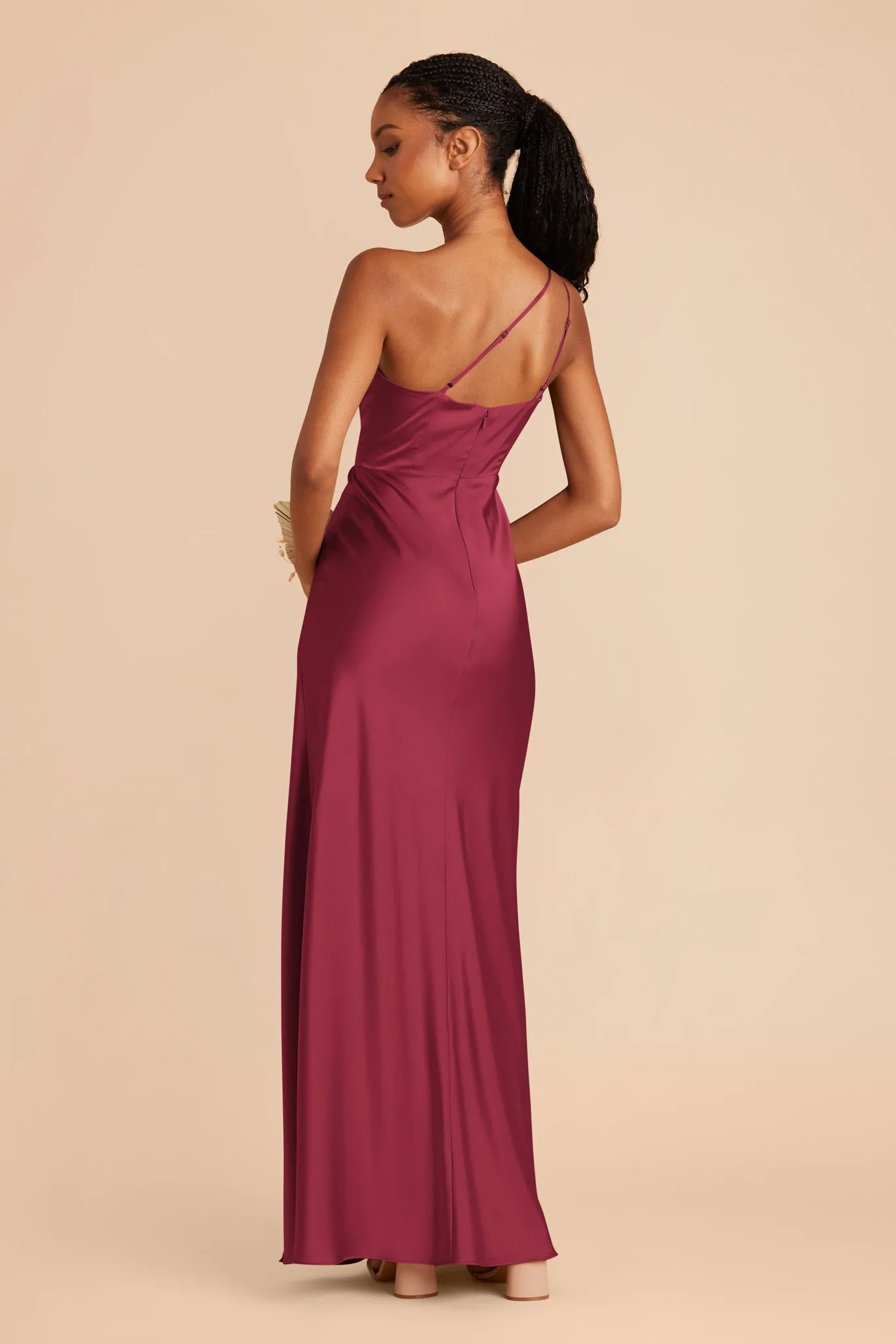 Kensie Matte Satin Dress - Berry sold by Birdy Grey product image thumbnail 4