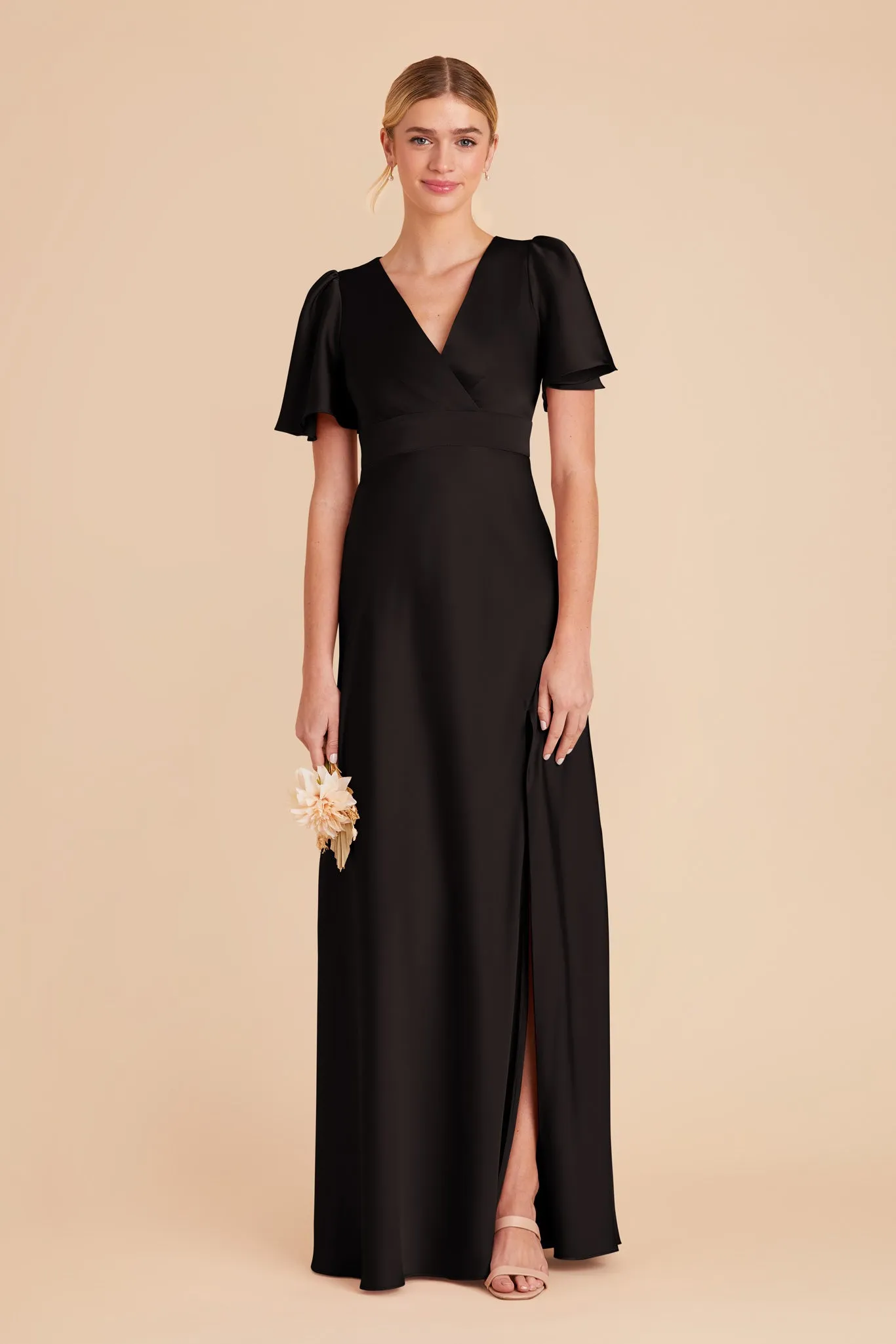 Marni Matte Satin Dress - Black sold by Birdy Grey product image thumbnail 3