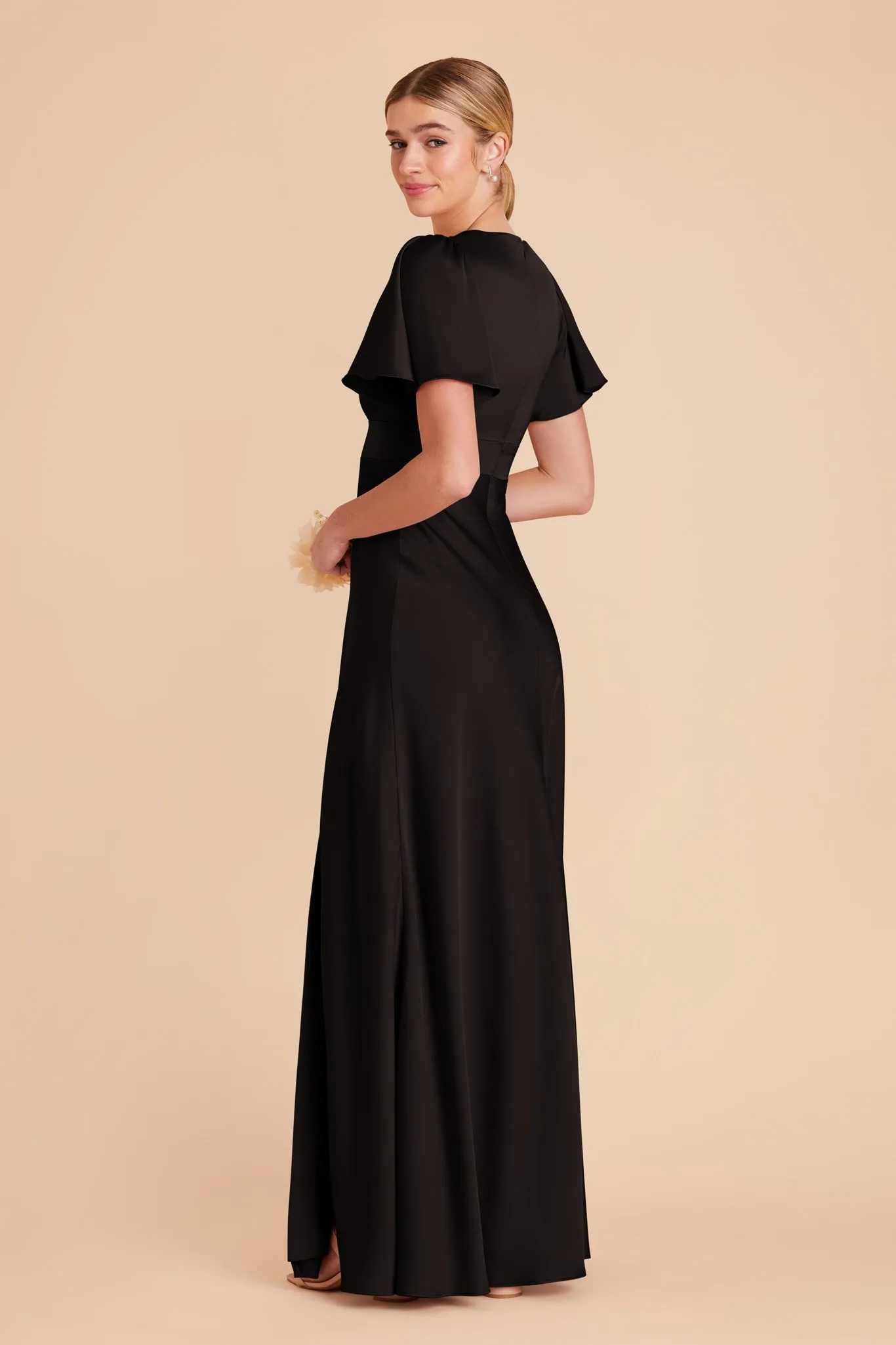 Marni Matte Satin Dress - Black sold by Birdy Grey product image thumbnail 5