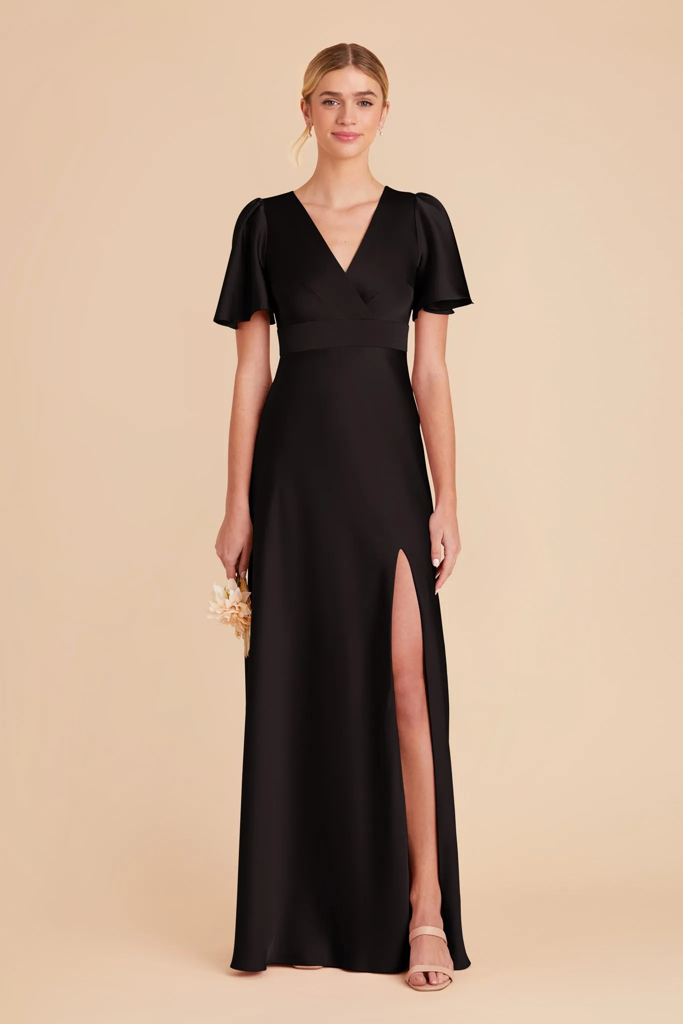 Marni Matte Satin Dress - Black sold by Birdy Grey product image thumbnail 2