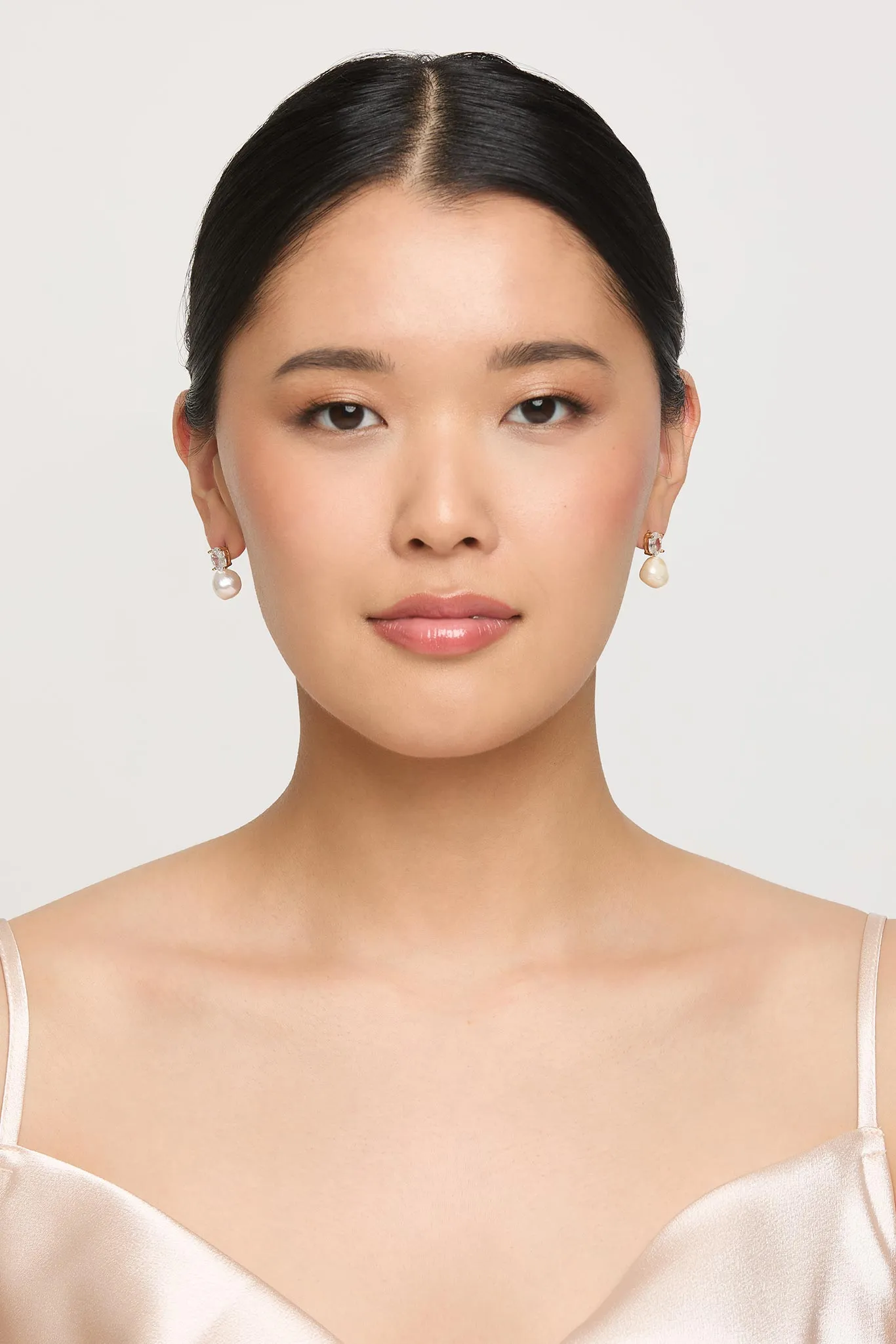 Portofino Baroque Pearl Drop Earrings - Gold sold by Birdy Grey product image thumbnail 3