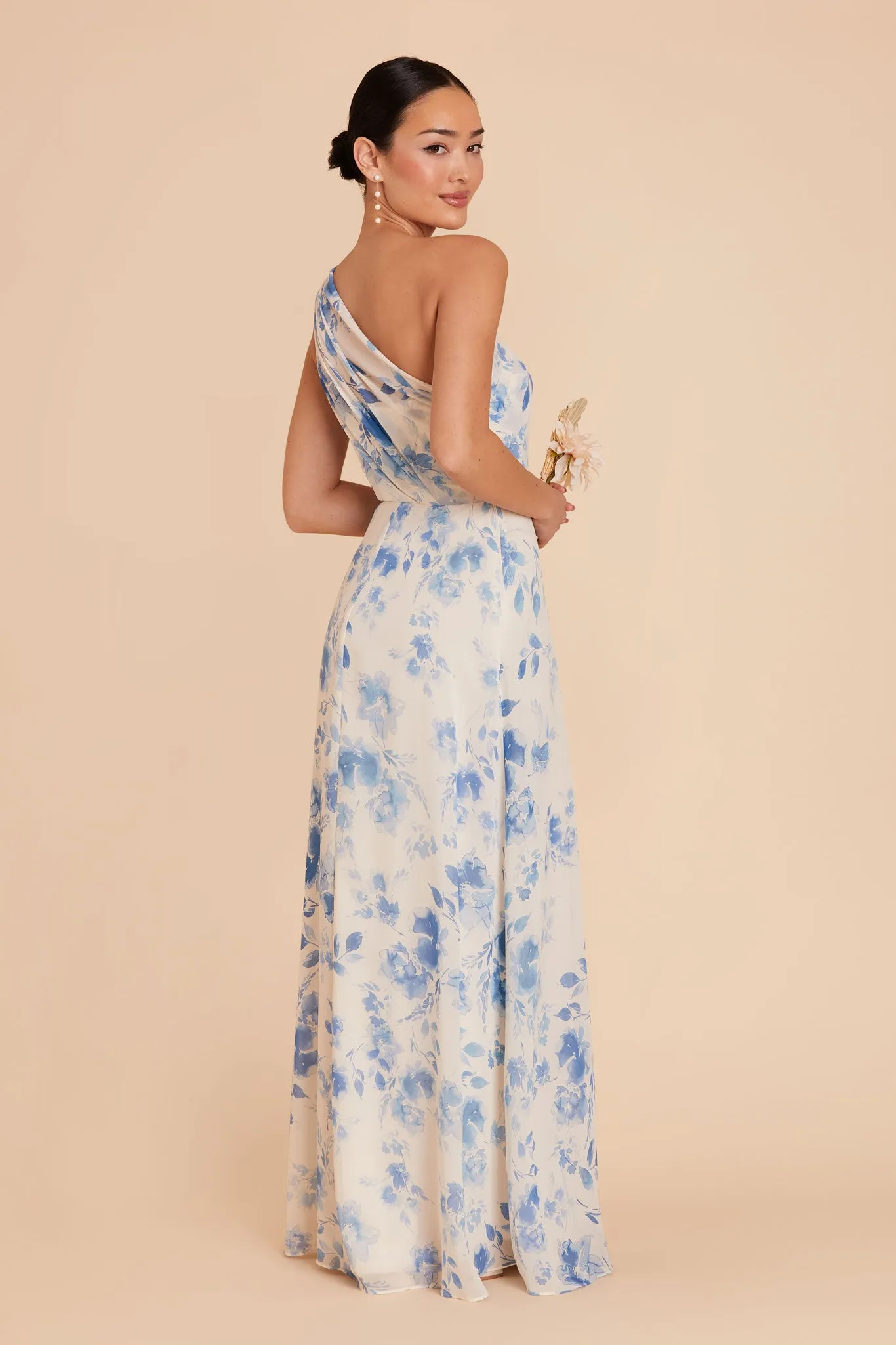 Kira Dress - Blue Rococo Floral sold by Birdy Grey product image thumbnail 5