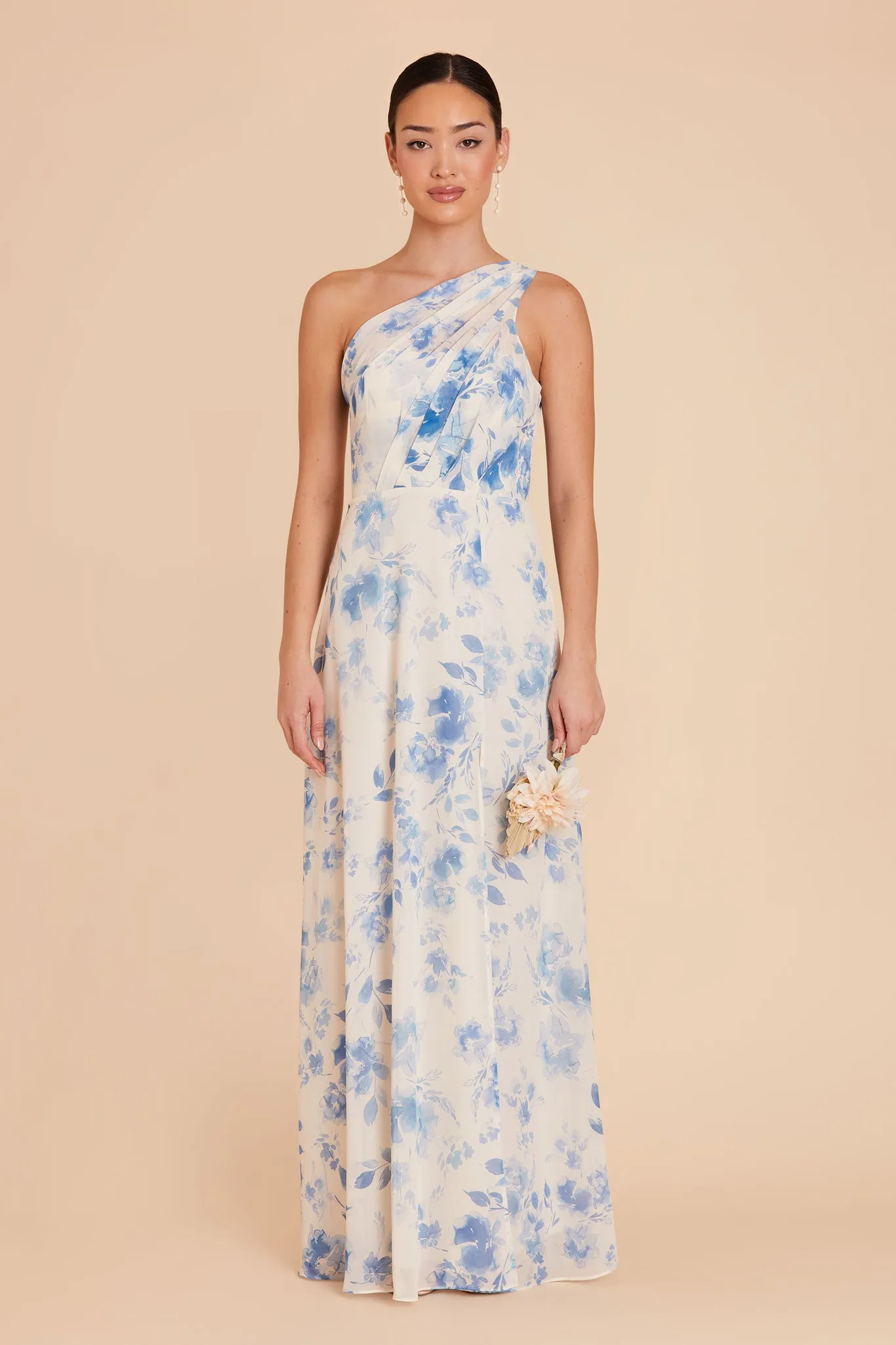 Kira Dress - Blue Rococo Floral sold by Birdy Grey product image thumbnail 3