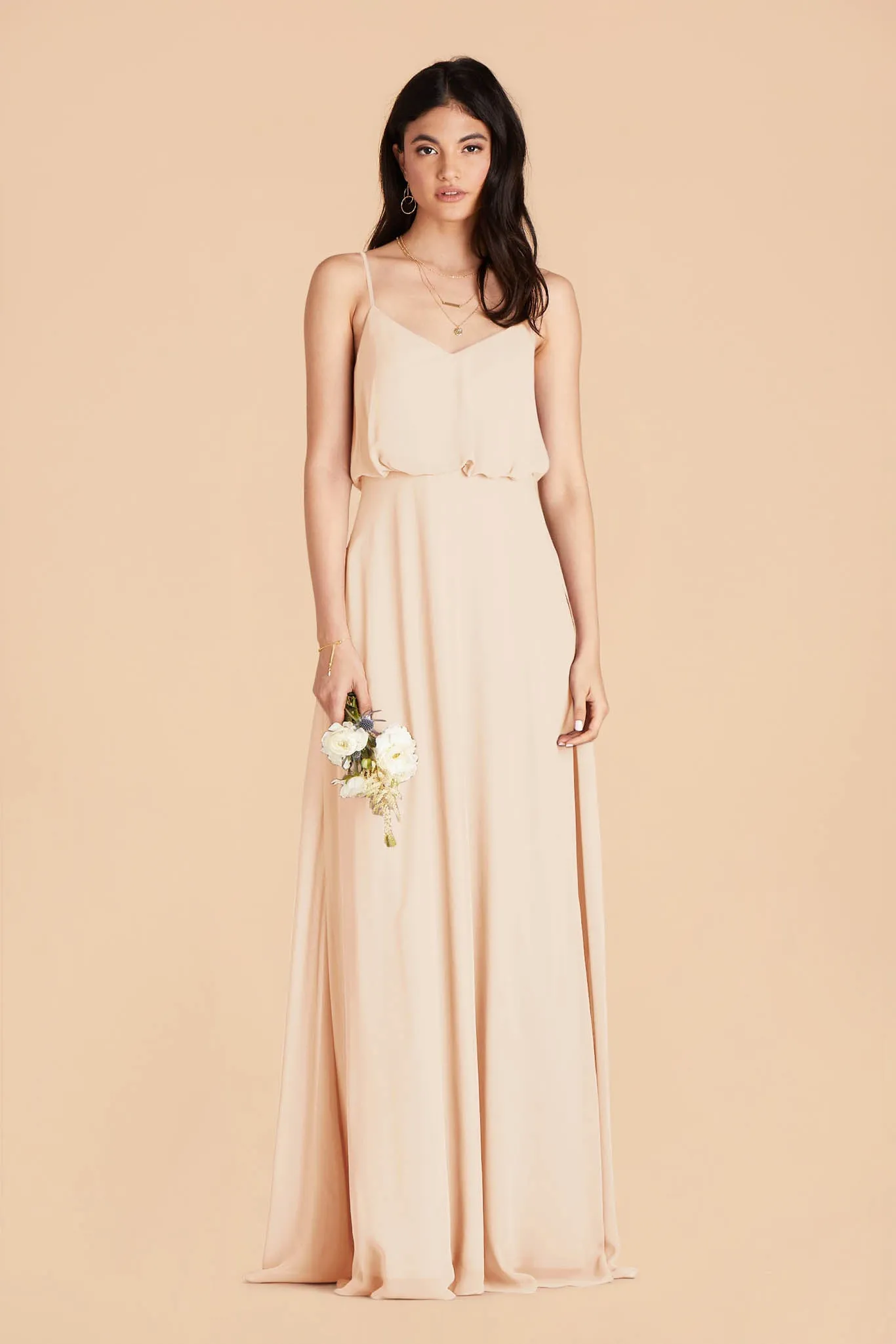 Gwennie Dress - Champagne sold by Birdy Grey