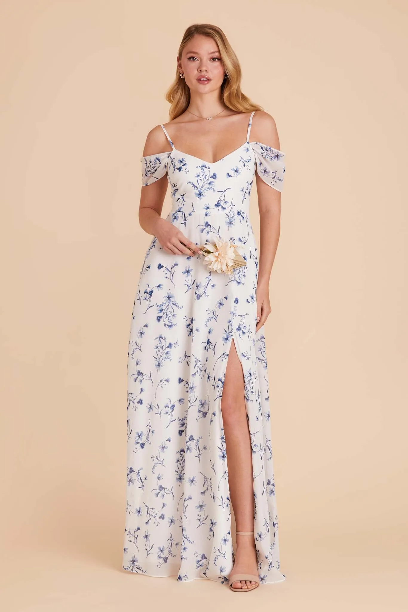 Devin Convertible Dress - Blue Le Fleur sold by Birdy Grey