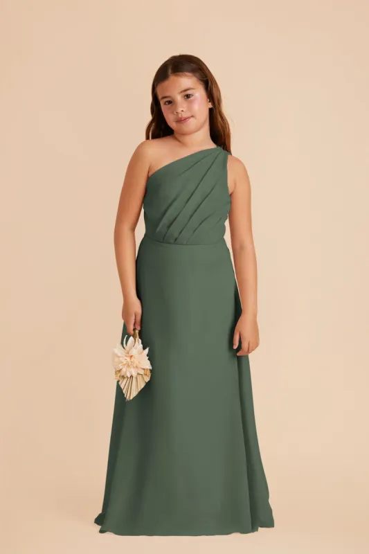 Kiara Junior Chiffon Dress - Eucalyptus sold by Birdy Grey