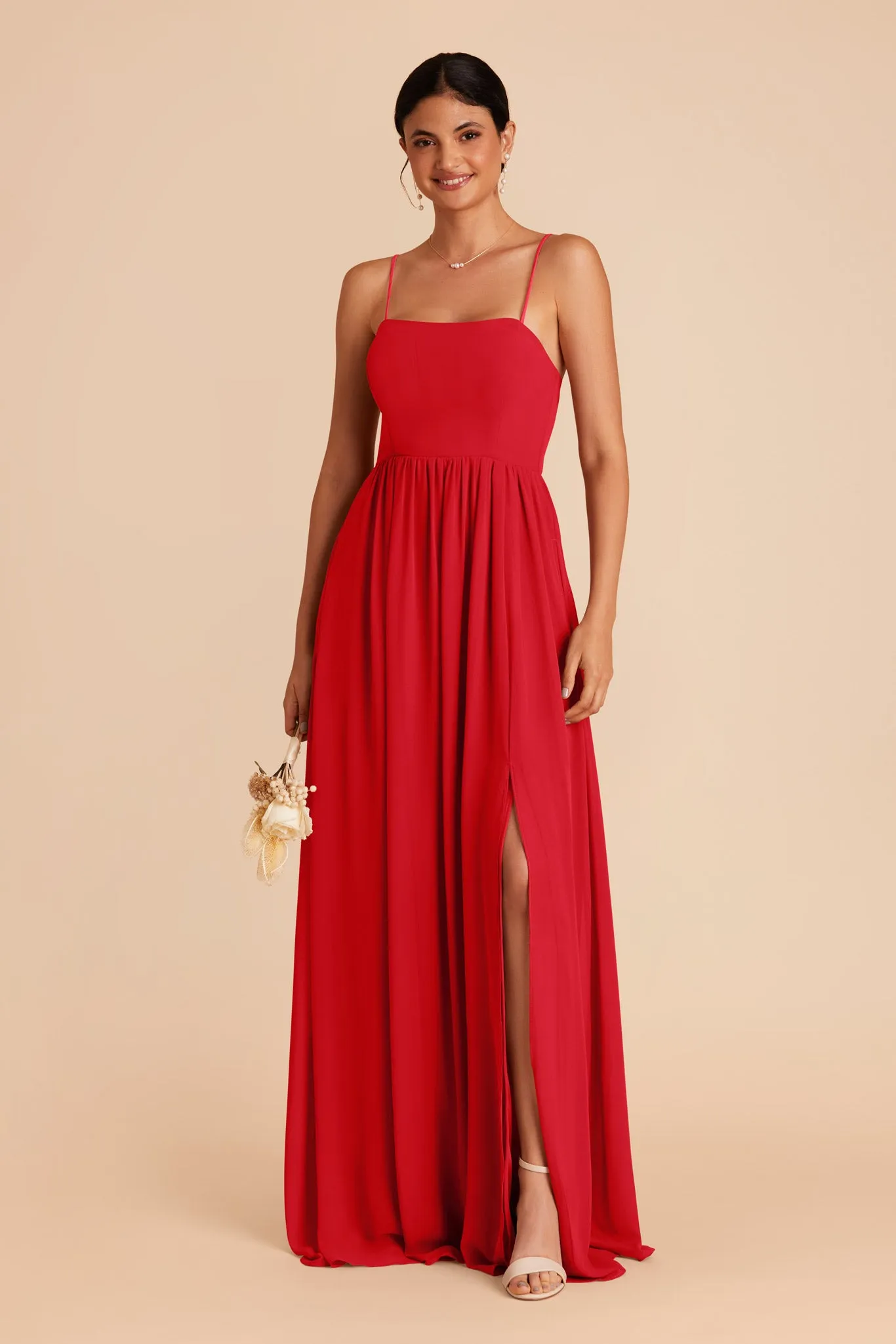 August Convertible Dress - Ruby Red sold by Birdy Grey product image thumbnail 5