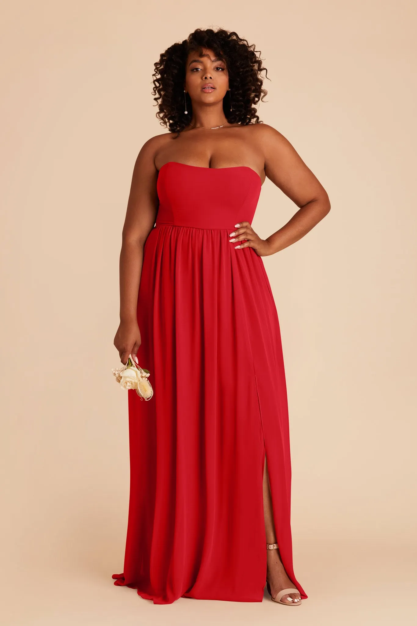 August Convertible Dress - Ruby Red sold by Birdy Grey product image thumbnail 2