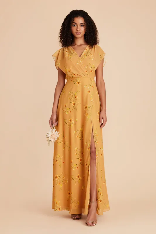 Violet Chiffon Dress - Marigold Le Fleur sold by Birdy Grey