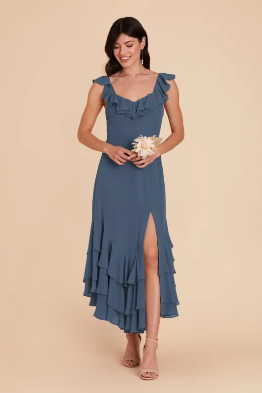 Ginny Chiffon Dress - Twilight sold by Birdy Grey