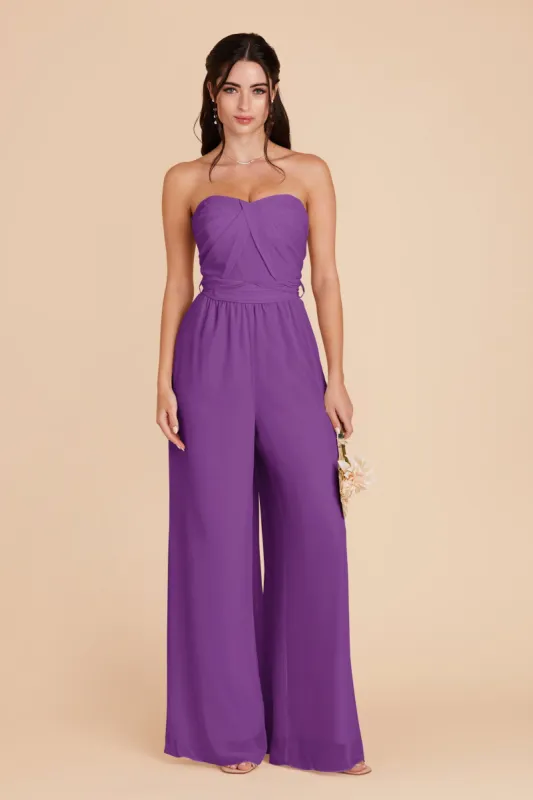 Gigi Convertible Jumpsuit - Amethyst sold by Birdy Grey