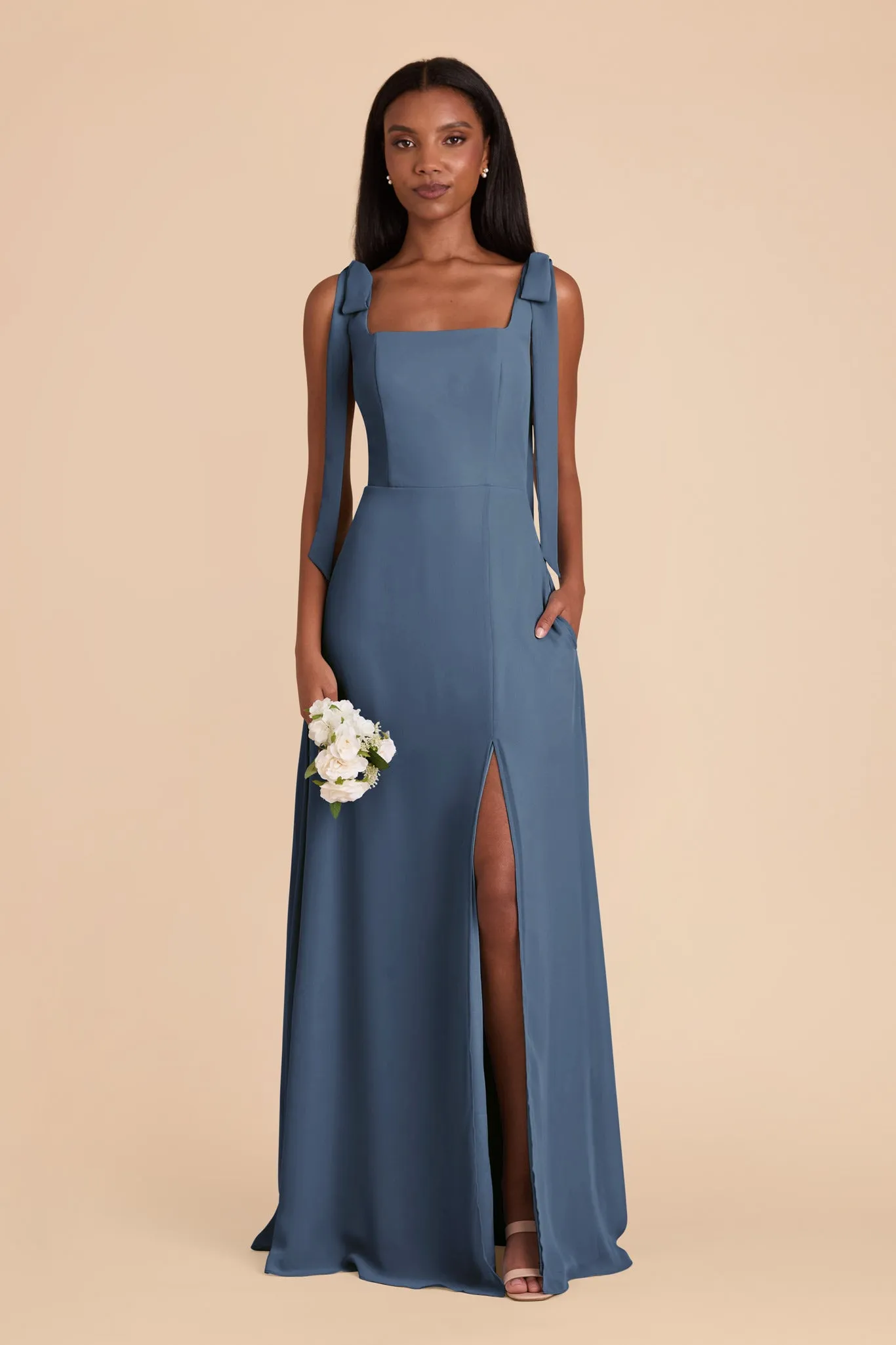 Alex Convertible Dress Chiffon - Twilight sold by Birdy Grey product image thumbnail 3