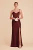 Jay Matte Satin Dress - Cabernet sold by Birdy Grey