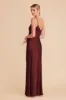 Jay Matte Satin Dress - Cabernet sold by Birdy Grey