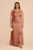 Catherine Matte Satin Dress - Desert Rose sold by Birdy Grey