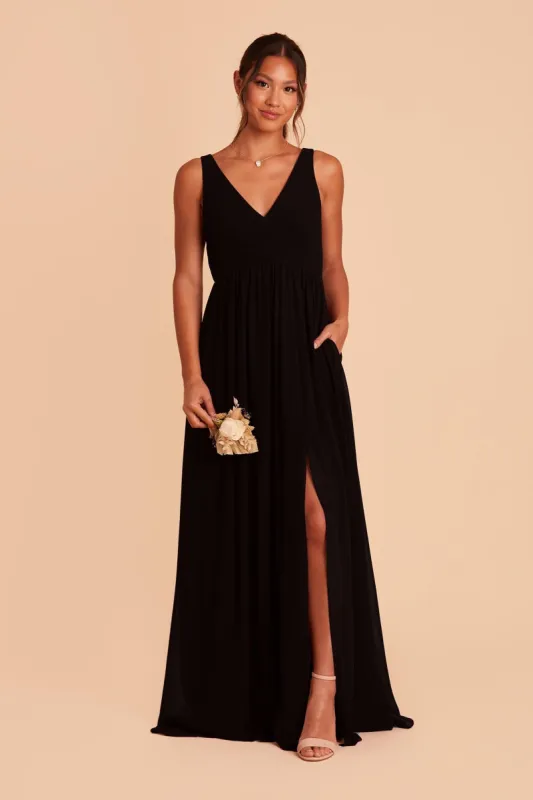 Laurie Empire Dress - Black sold by Birdy Grey