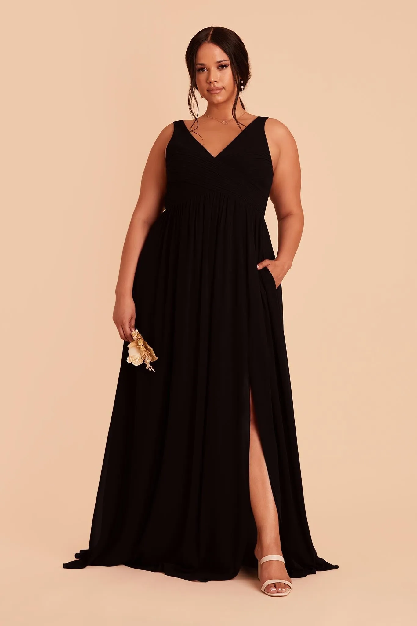 Laurie Empire Dress - Black sold by Birdy Grey product image thumbnail 3