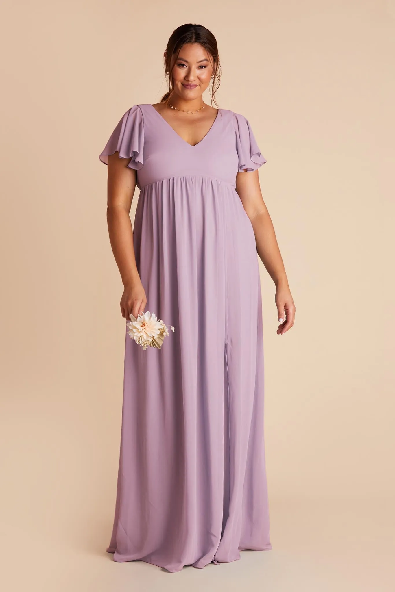 Hannah Empire Dress - Lavender sold by Birdy Grey product image thumbnail 3