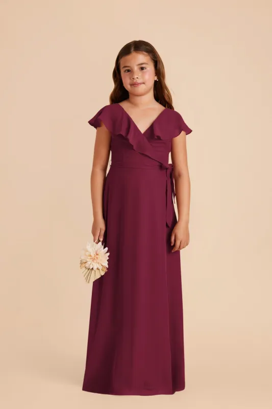 Jax Junior Chiffon Dress - Berry sold by Birdy Grey