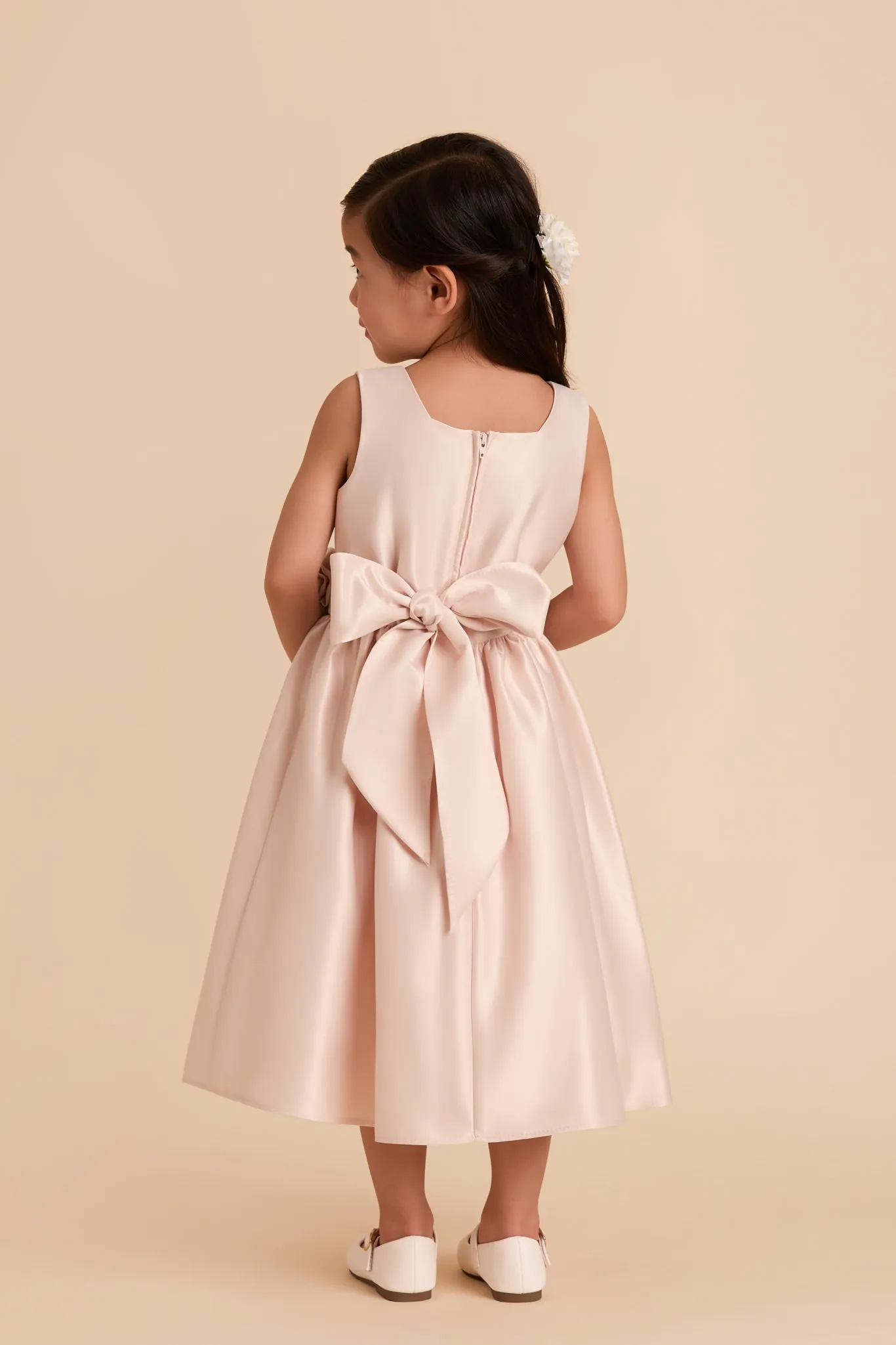 Rose Flower Girl Dress - Blush sold by Birdy Grey product image thumbnail 5