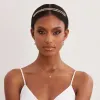 Giverny Double Crystal Headband - Gold sold by Birdy Grey