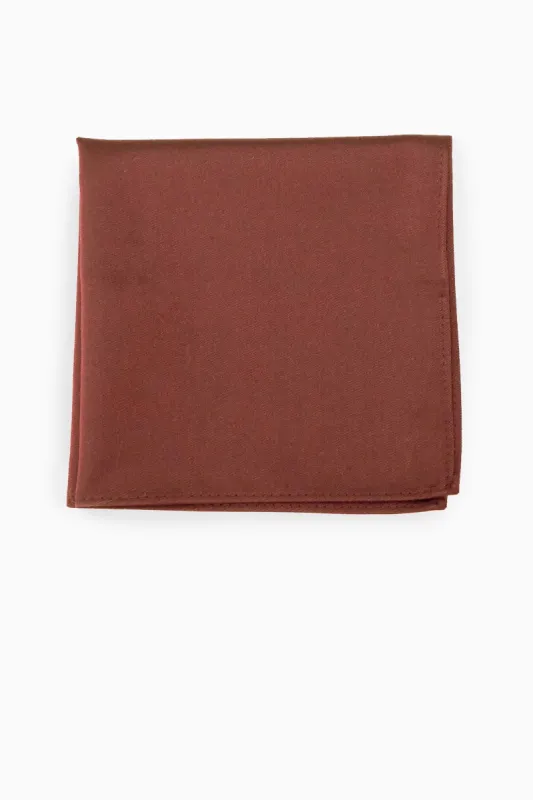 Didi Pocket Square - Rust sold by Birdy Grey