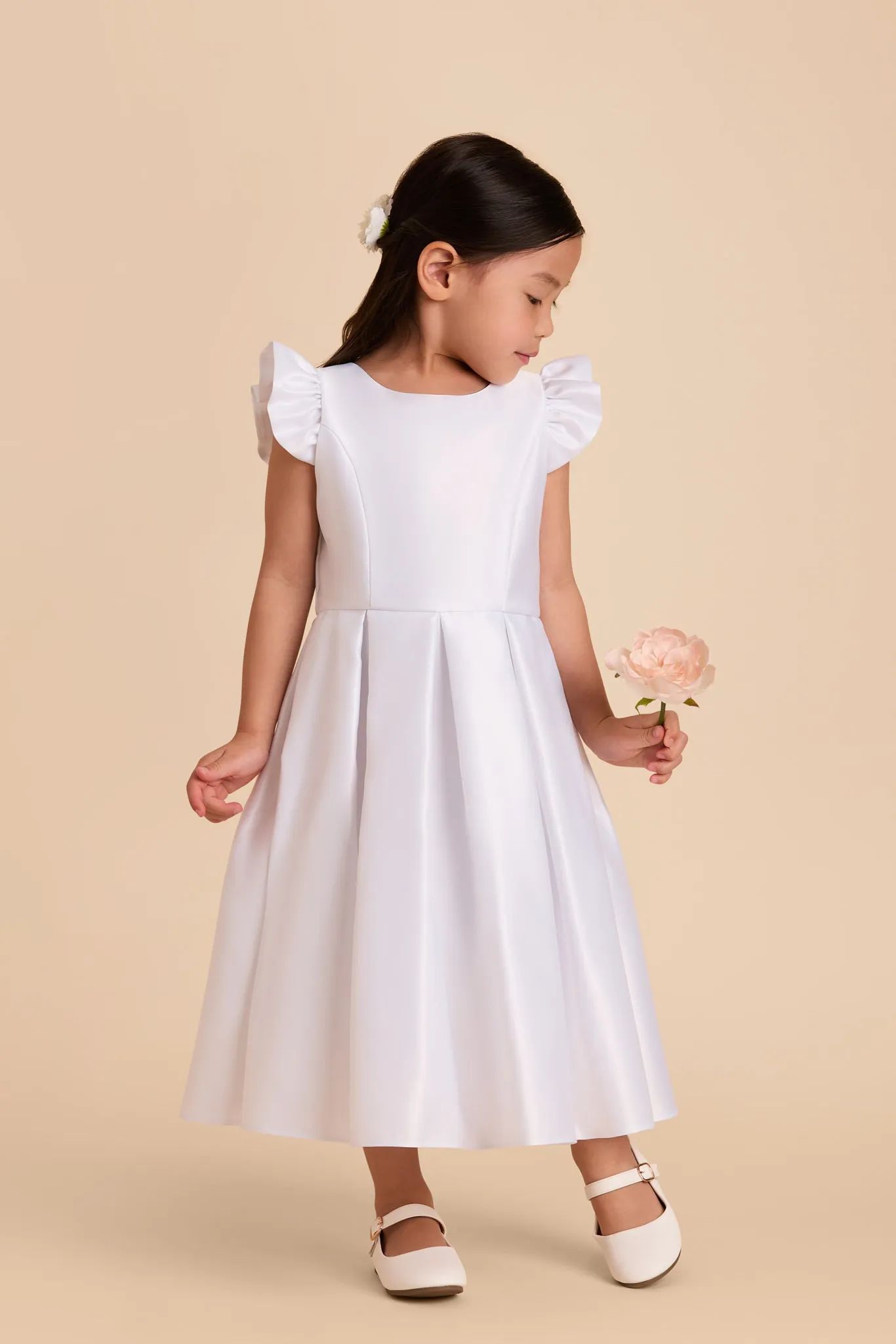 Jasmine Flower Girl Dress - White sold by Birdy Grey product image thumbnail 4