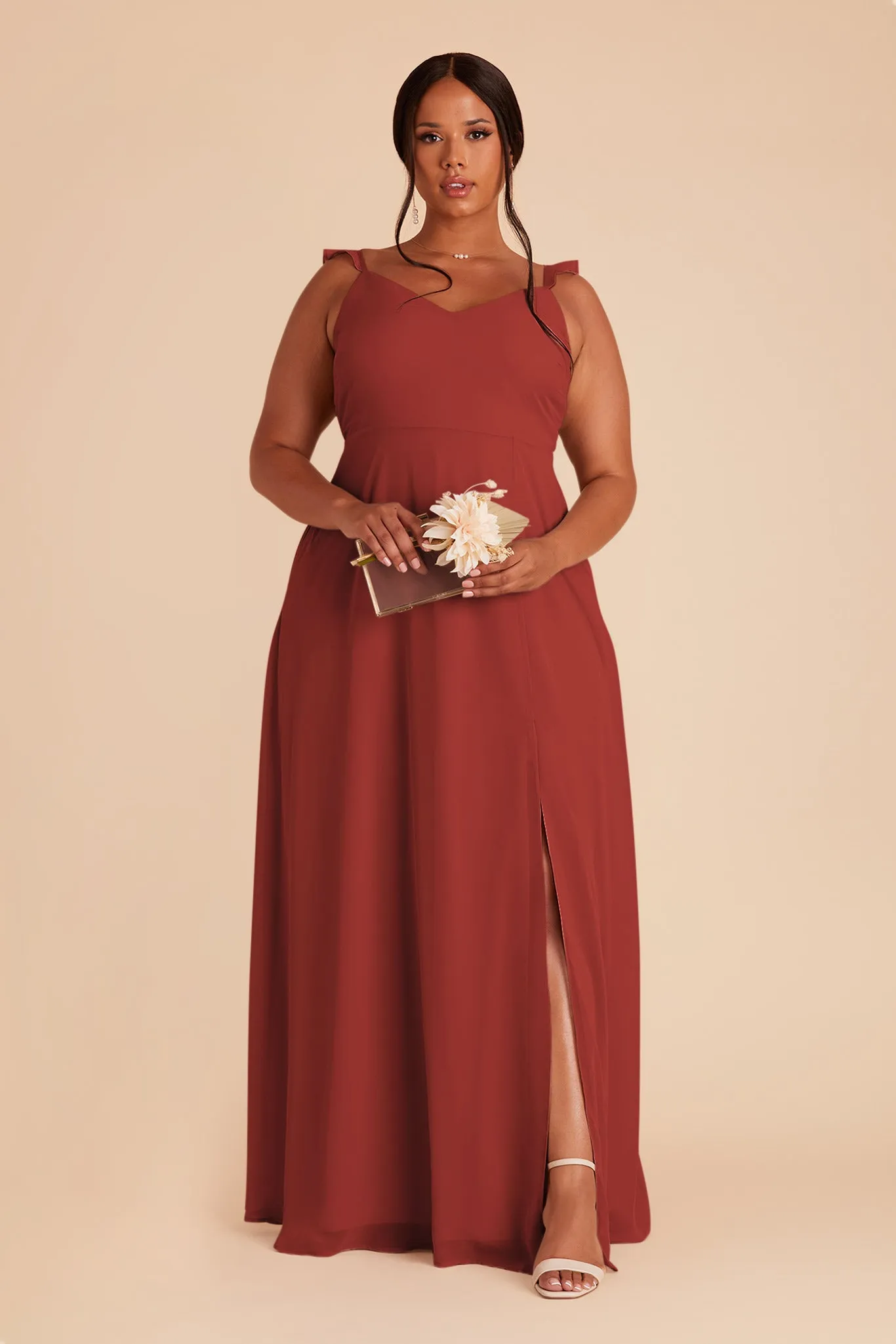 Doris Chiffon Dress - Spice sold by Birdy Grey product image thumbnail 2