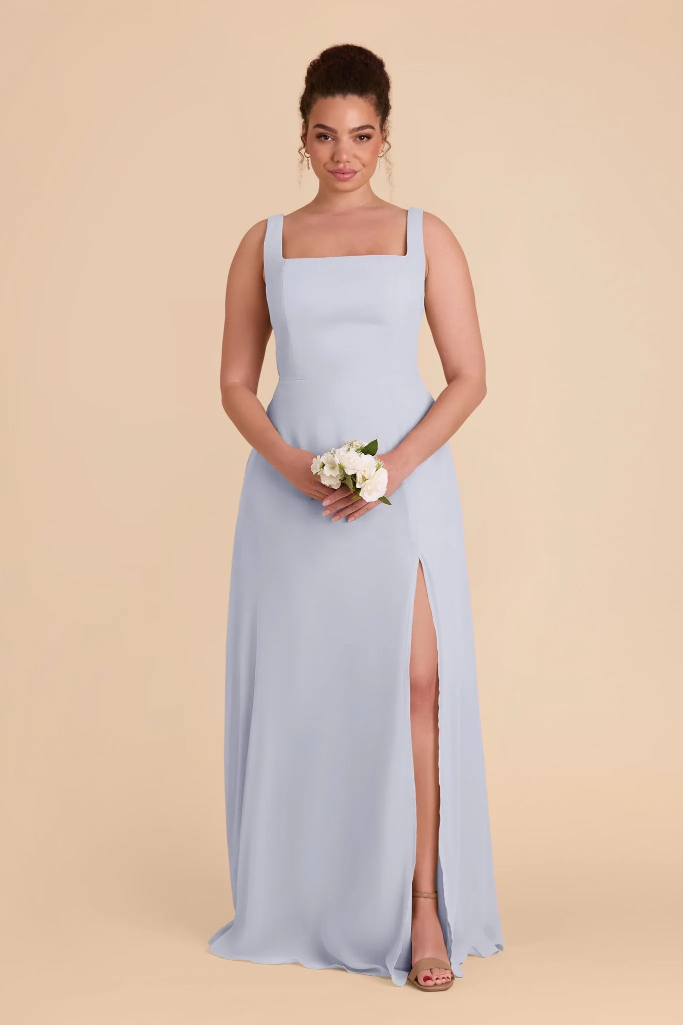 Alex Convertible Dress Chiffon - Ice Blue sold by Birdy Grey product image thumbnail 2