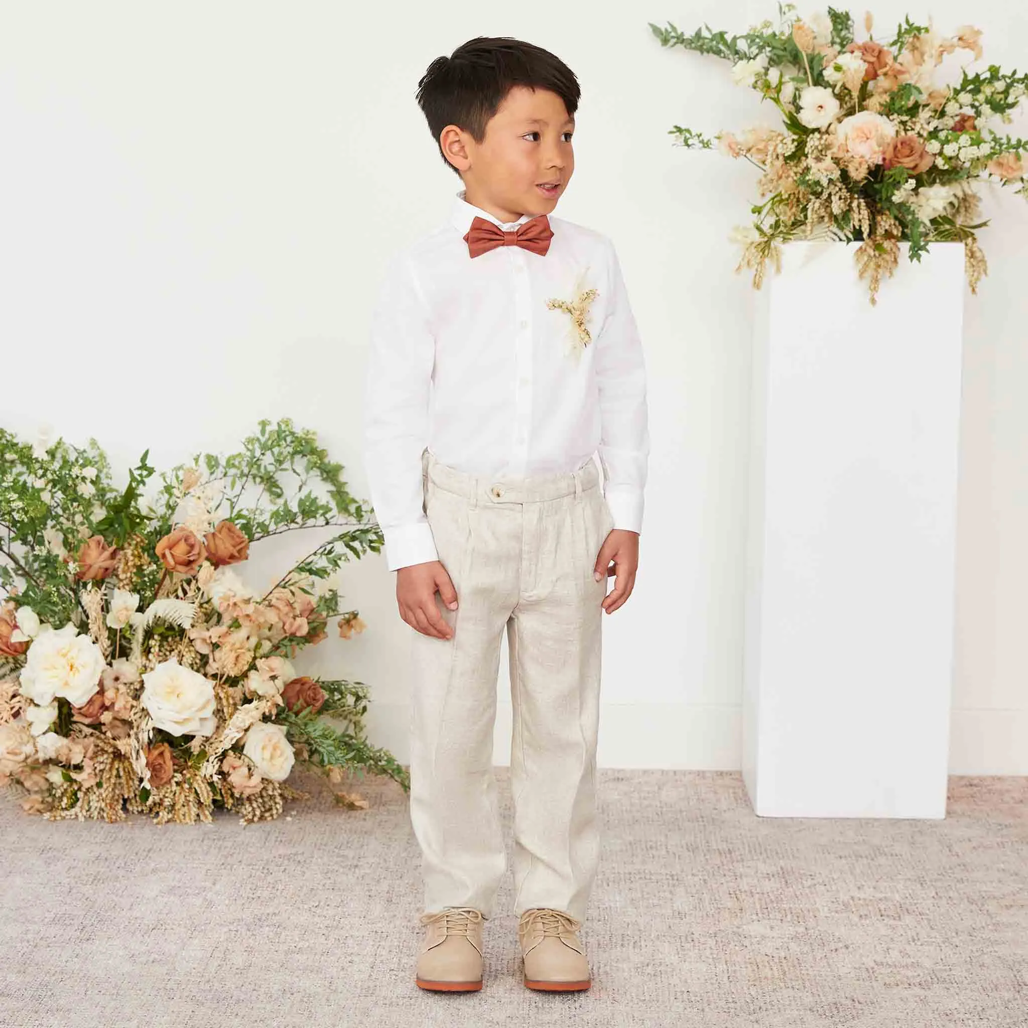 Harry Bow Tie - Terracotta sold by Birdy Grey product image thumbnail 5