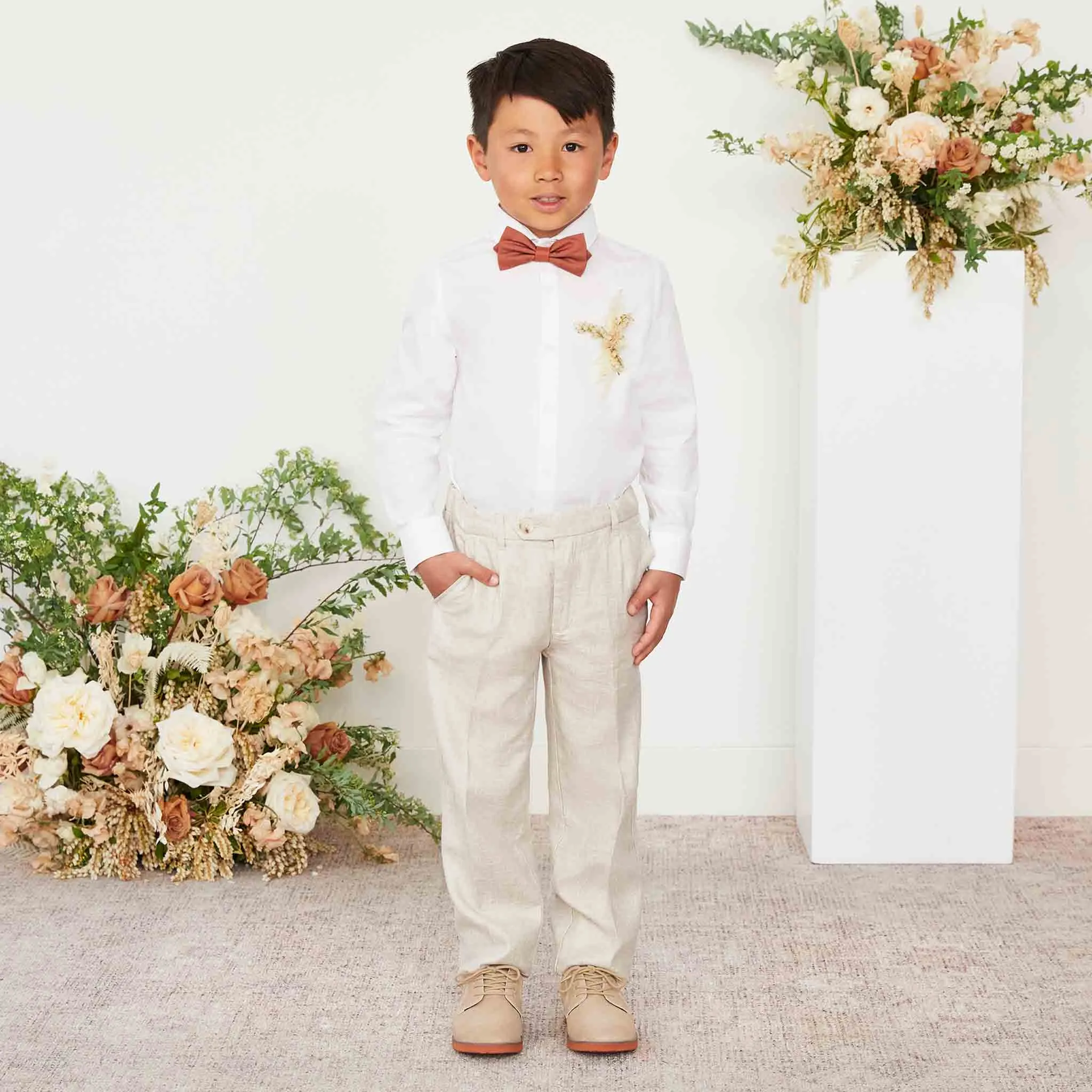 Harry Bow Tie - Terracotta sold by Birdy Grey product image thumbnail 4