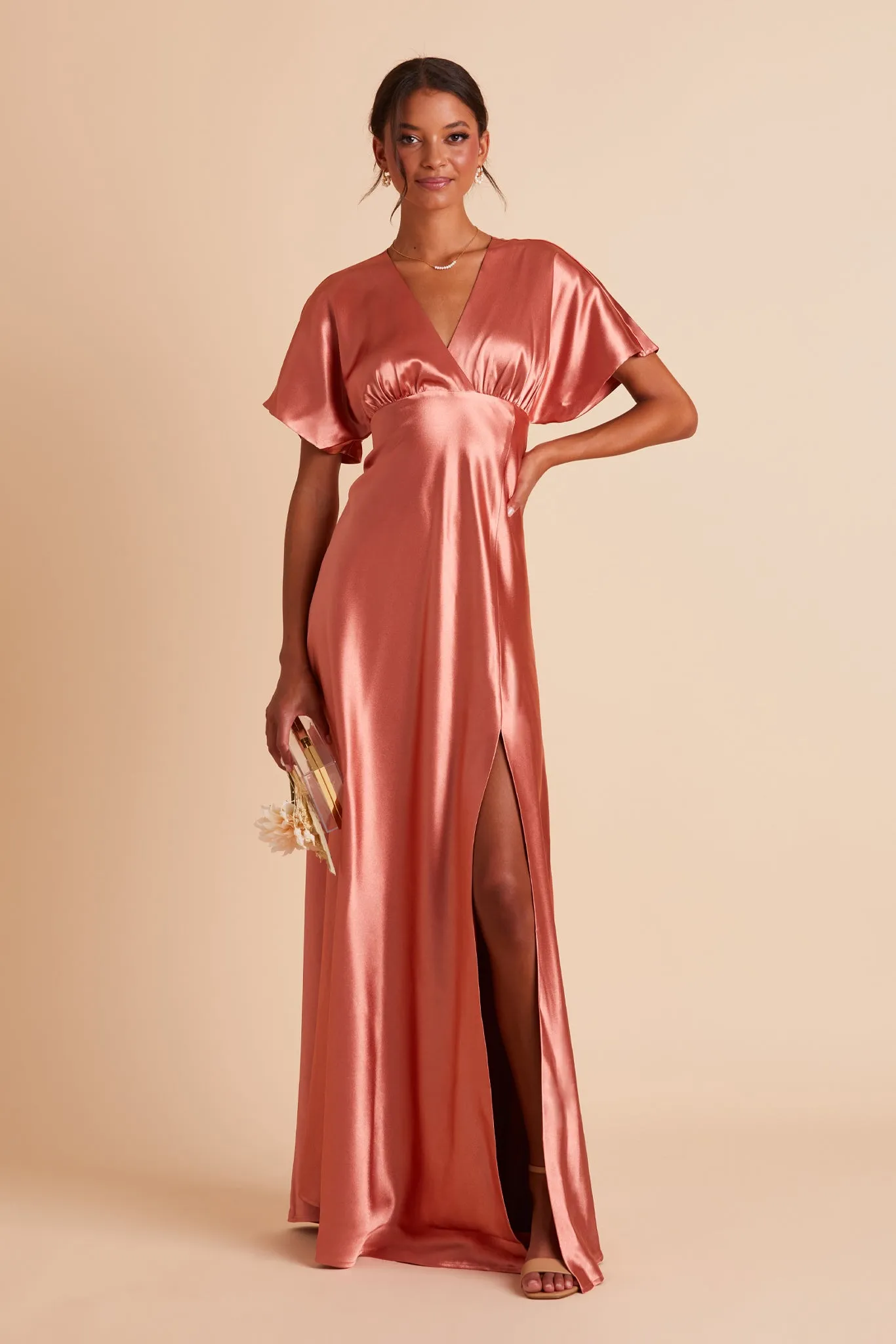 birdy grey jesse dress Chocolate Brown Bridesmaid Dress Chiffon Size Large