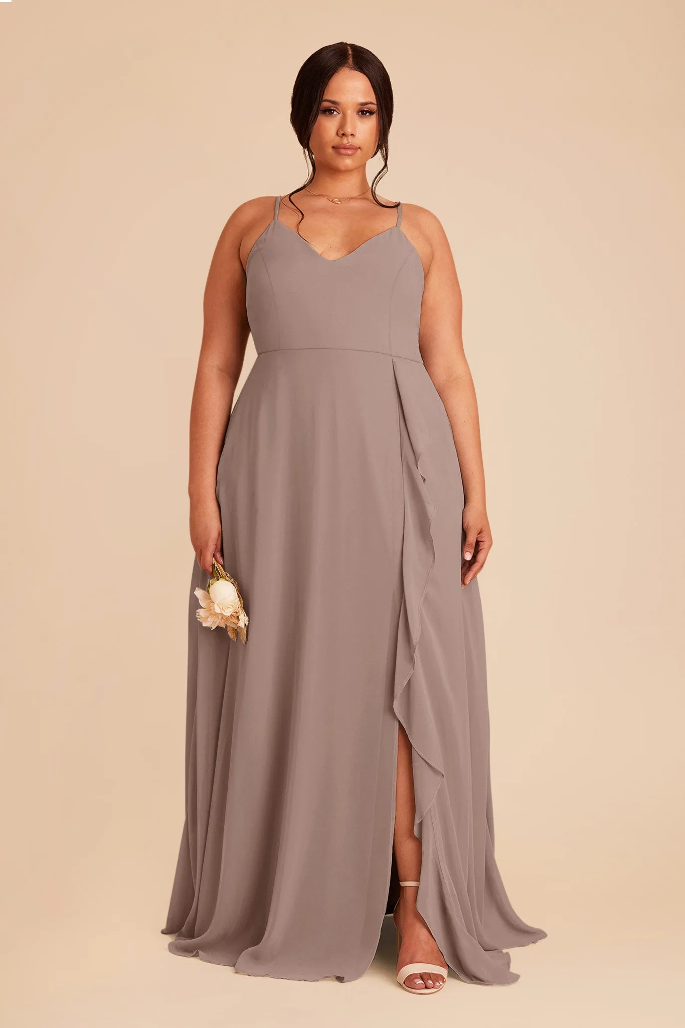 Theresa Chiffon Dress - Toffee sold by Birdy Grey product image thumbnail 2