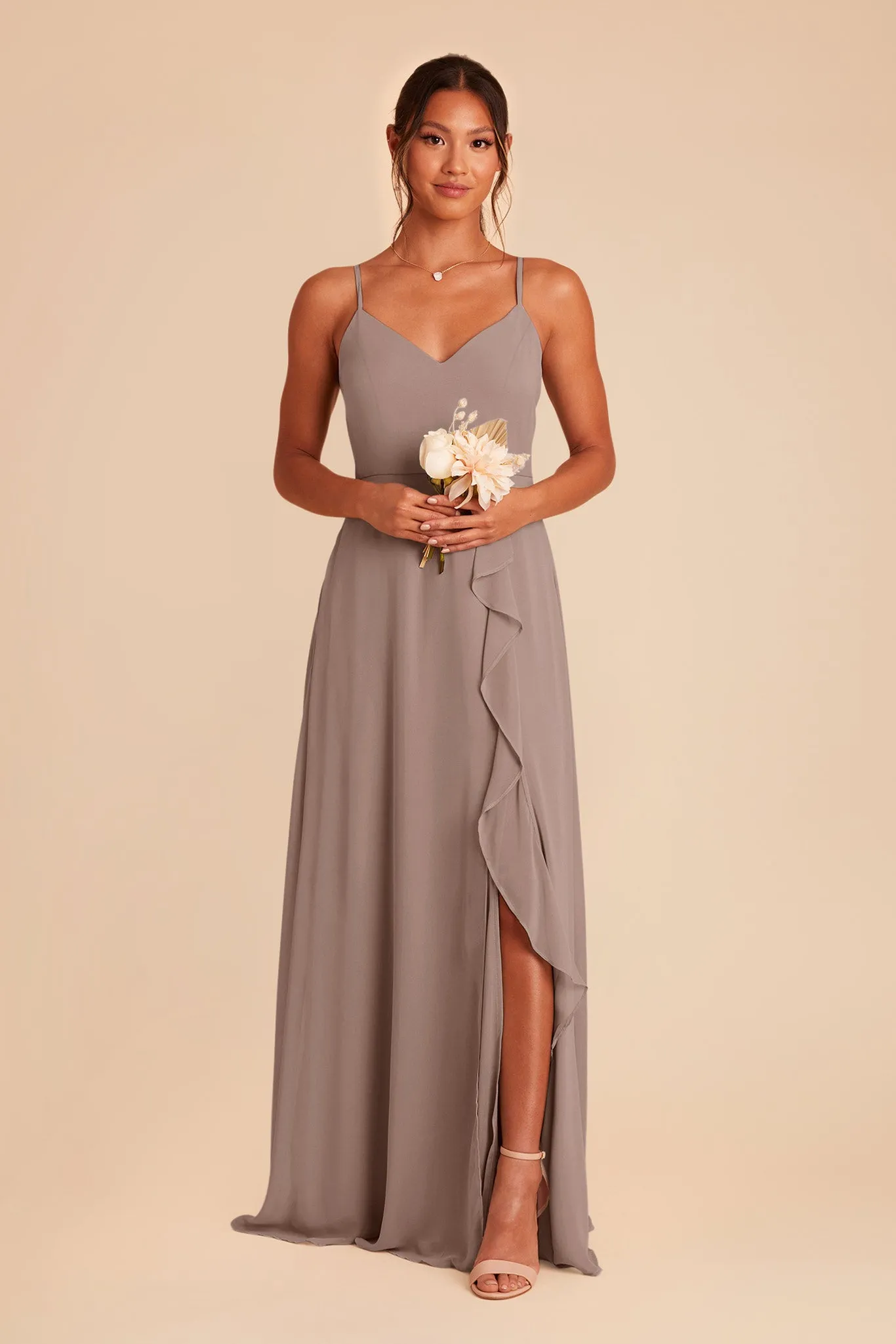 Theresa Chiffon Dress - Toffee sold by Birdy Grey product image thumbnail 5