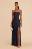 Mia Matte Satin Convertible Dress - Navy sold by Birdy Grey