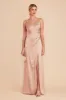Catherine Matte Satin Dress - Rose Gold sold by Birdy Grey