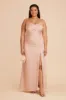 Catherine Matte Satin Dress - Rose Gold sold by Birdy Grey