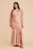 Stephanie Matte Satin Dress - Rose Gold sold by Birdy Grey